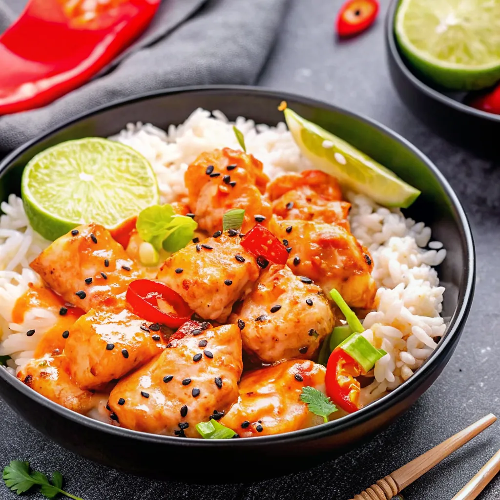 Bang Bang Salmon Bites 