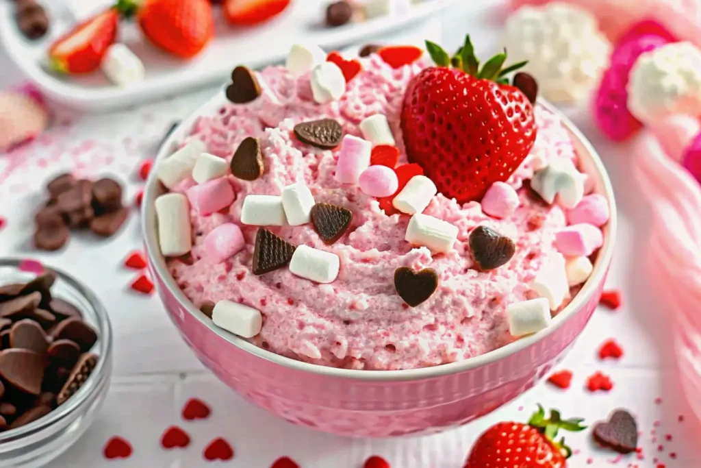 Valentine’s Day Fluff: A Sweet and Creamy Dessert for Your Loved Ones 