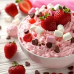 Valentine’s Day Fluff: A Sweet and Creamy Dessert for Your Loved Ones 💕🍓