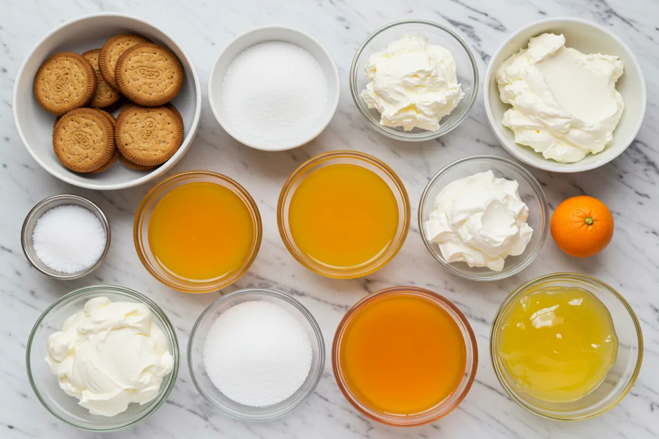 No Bake Orange Cheesecake
