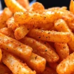 Crispy Taco Bell Nacho Fries with melted cheese