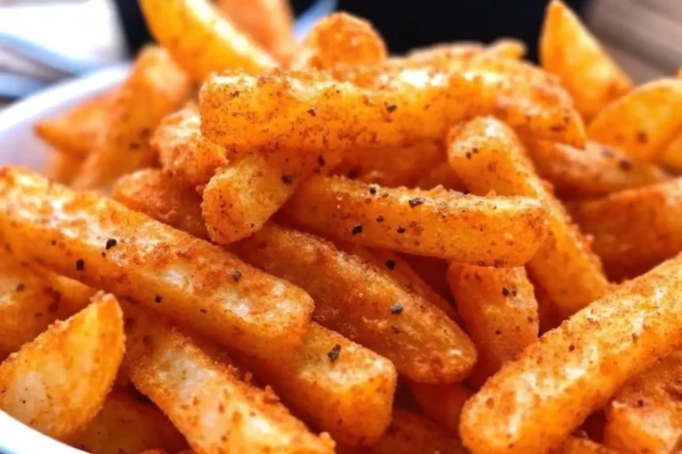 Crispy Taco Bell Nacho Fries with melted cheese