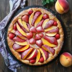 Strawberry Peach Cake