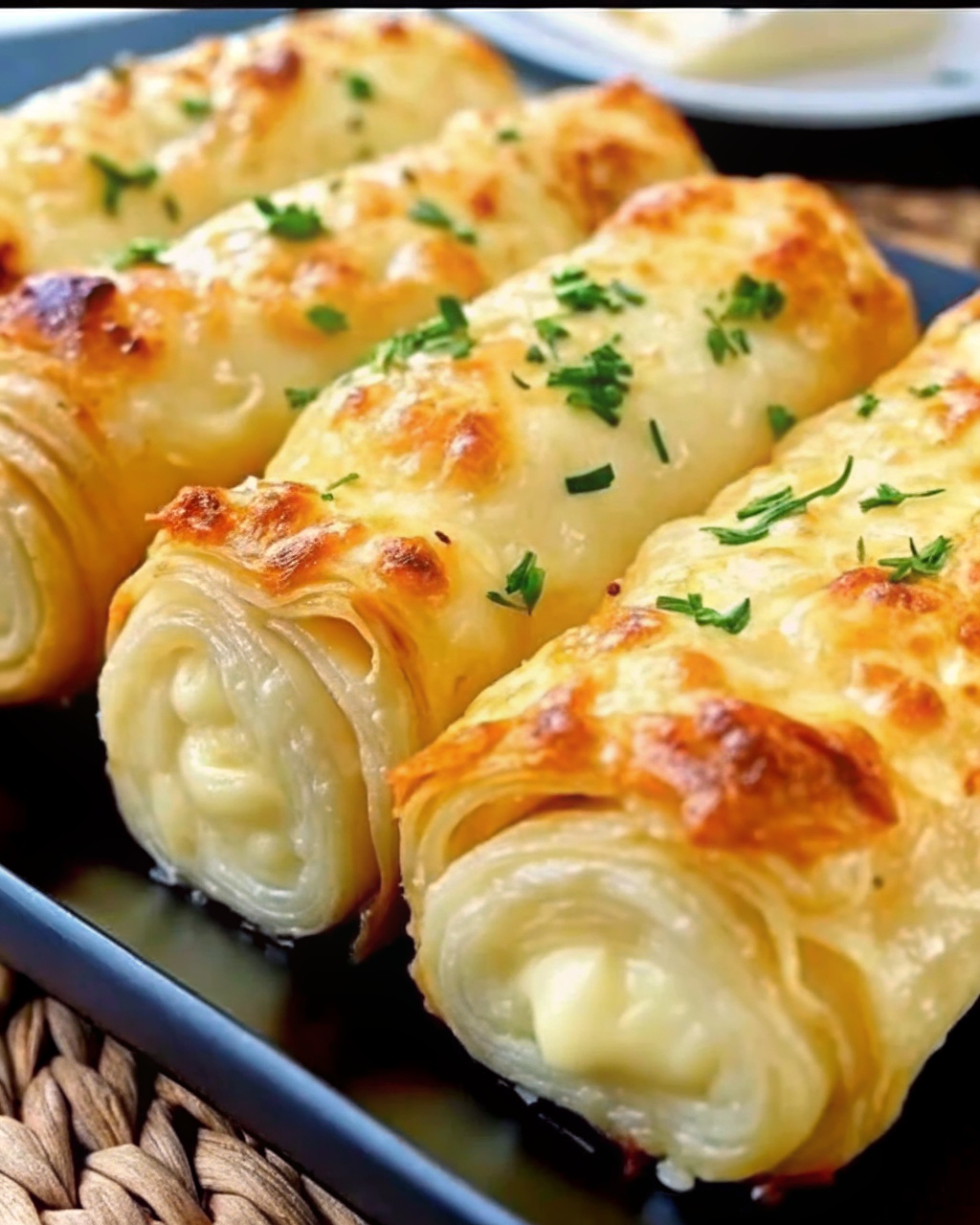 Cheesy Garlic Butter Rollups