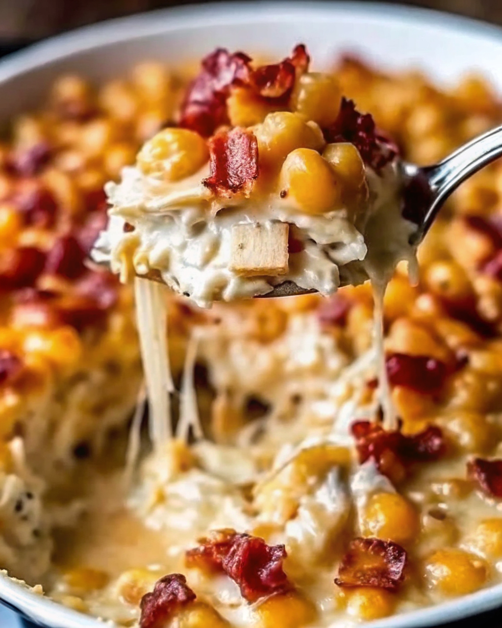 Chicken Bacon Crunch Casserole