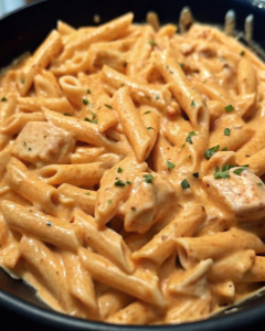 One-Pot Buffalo Ranch Chicken Penne