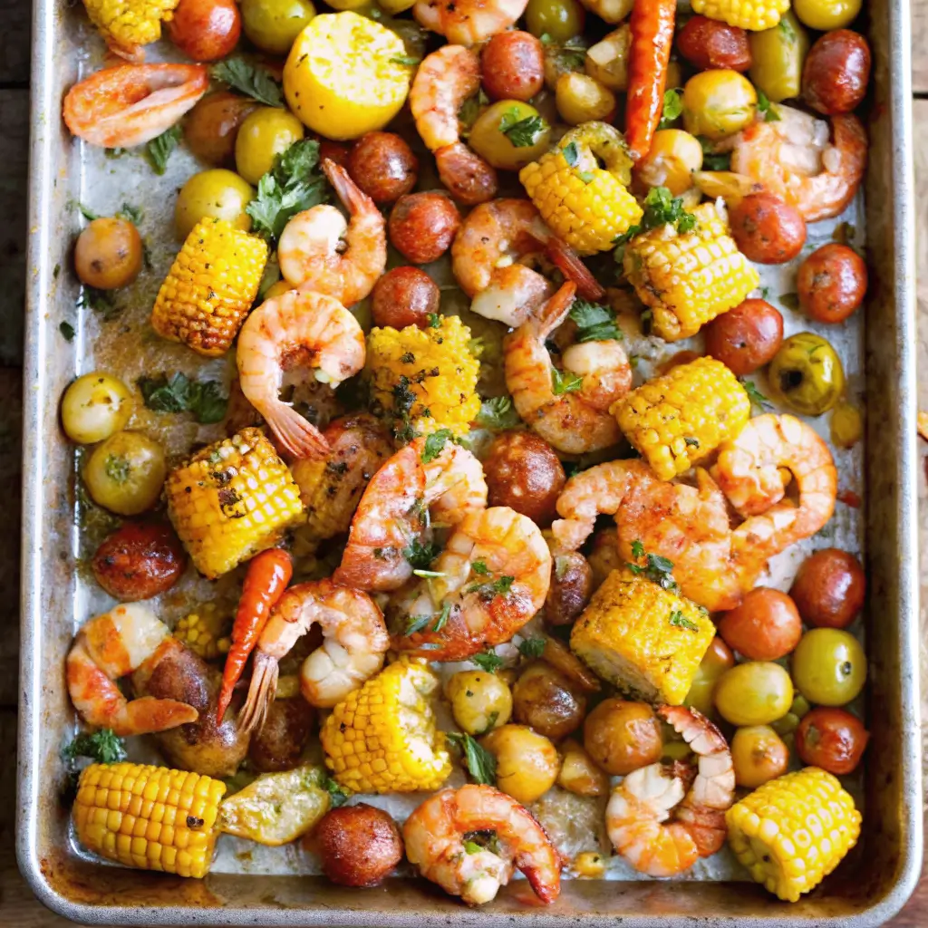 Easy Sheet Pan Shrimp Boil