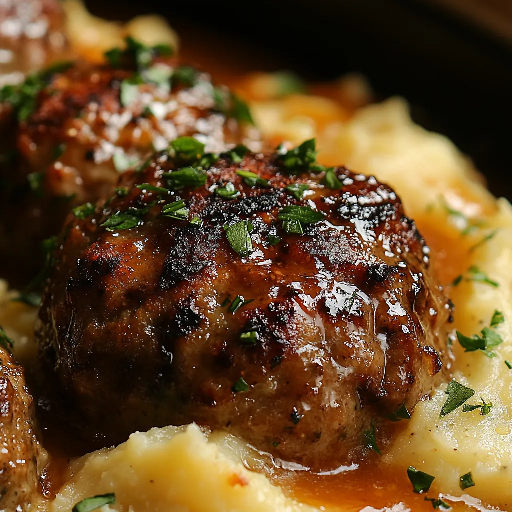 Meatball & Mashed Potato Bake 