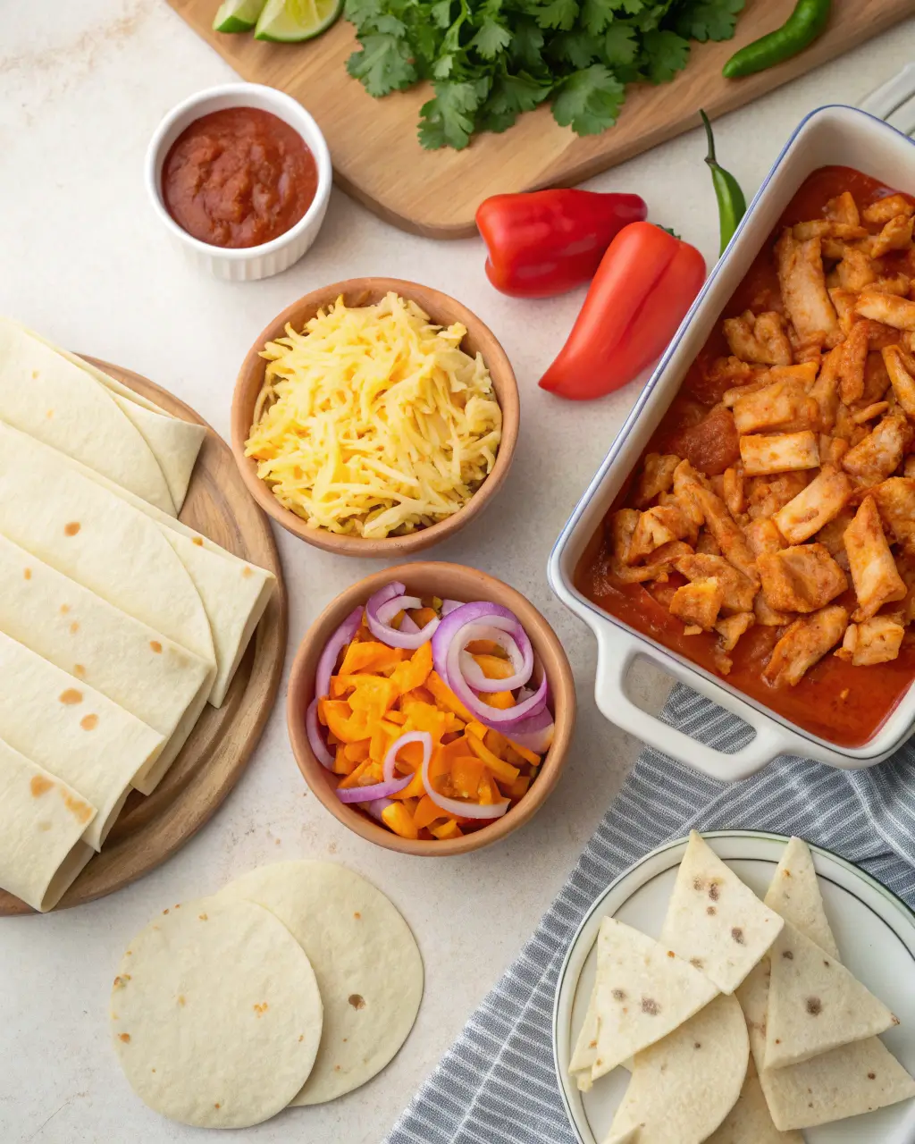 deliciously-cheesy-enchiladas-bake-ngredients-