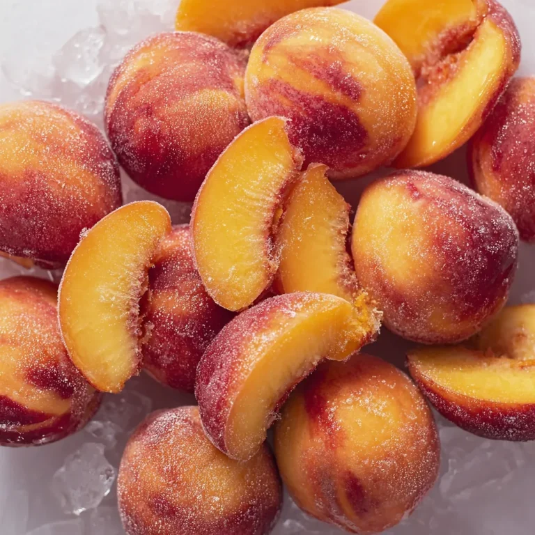 How to Freeze Peaches