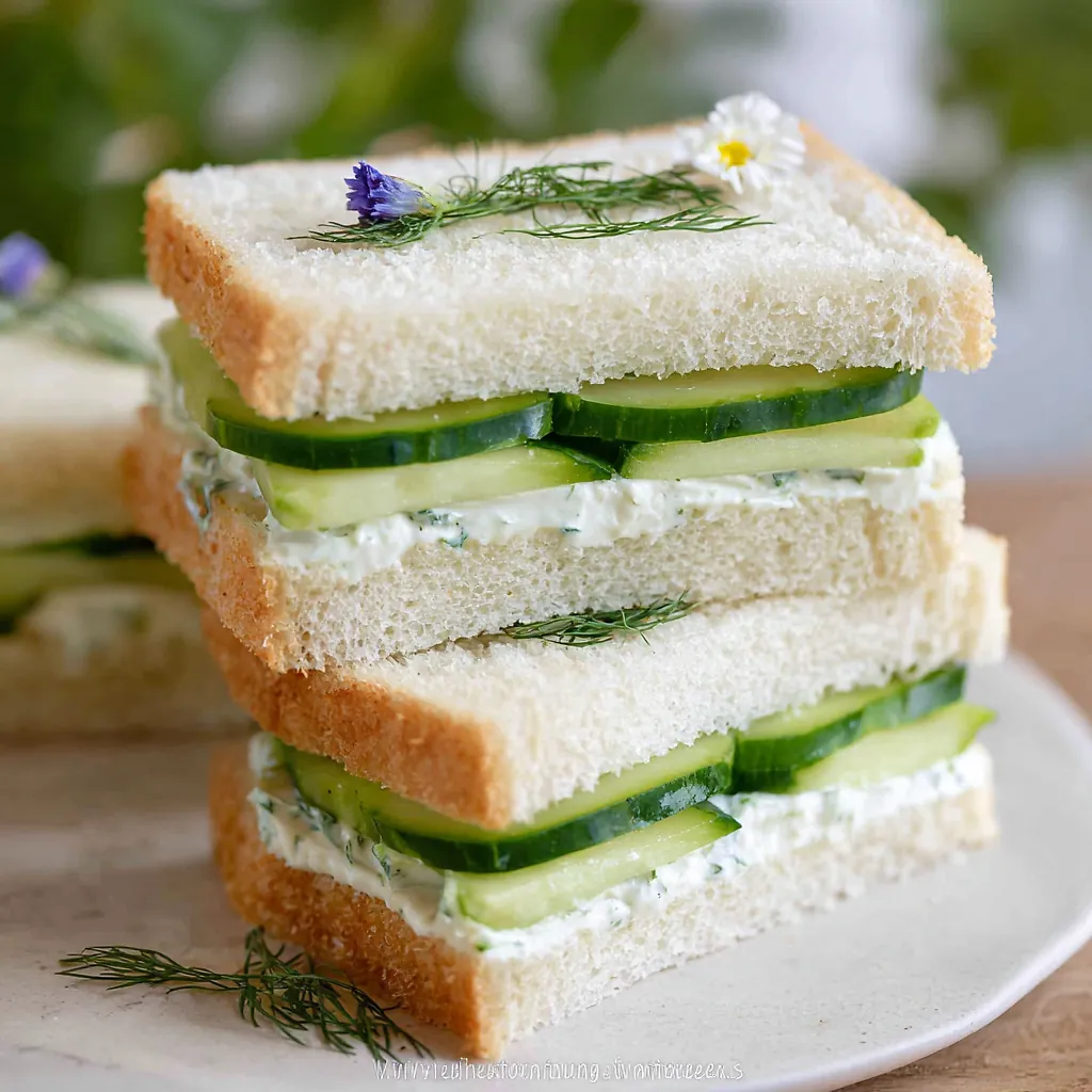 Cucumber Sandwiches 