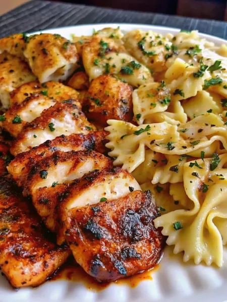 Cajun Chicken Bowtie Pasta