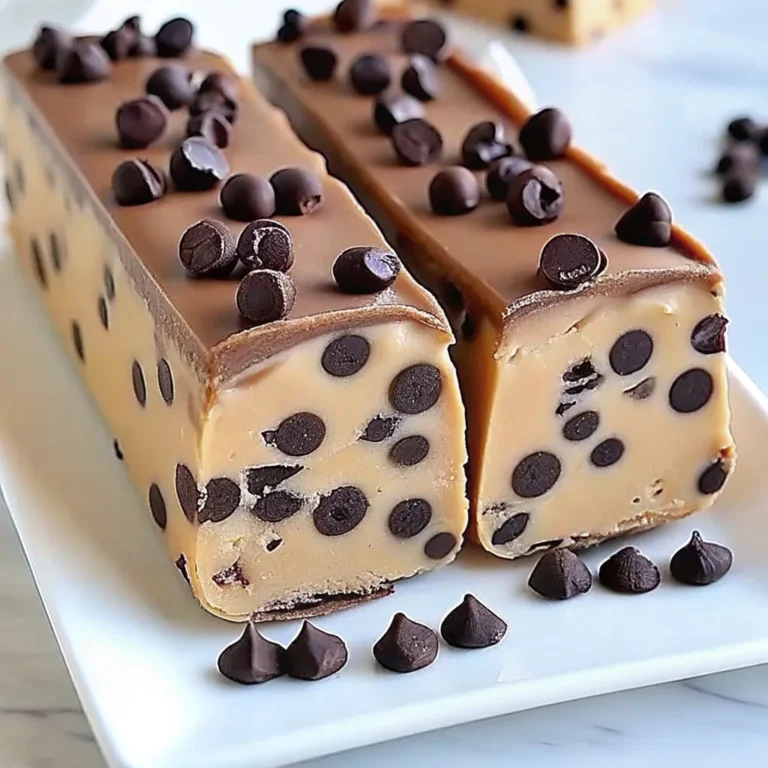 no-bake chocolate chip cookie dough bars
