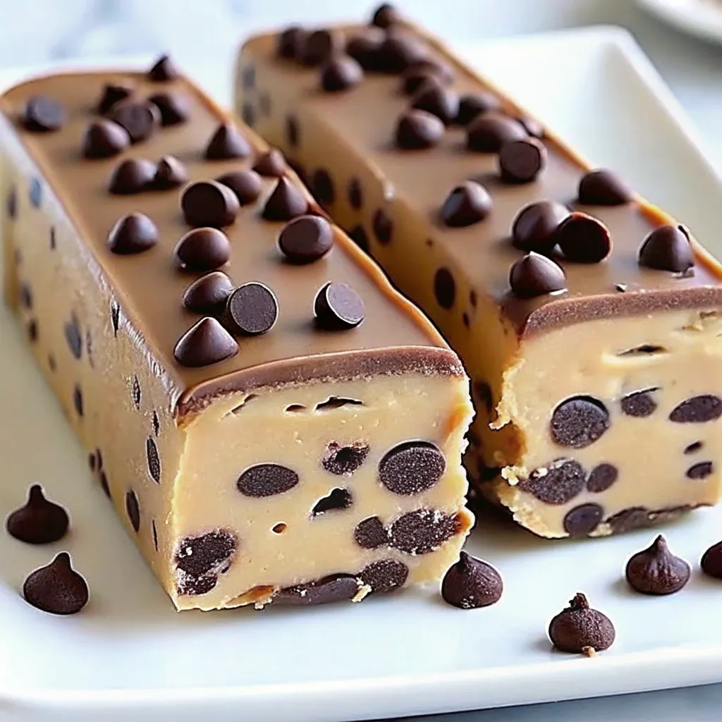 no-bake chocolate chip cookie dough bars