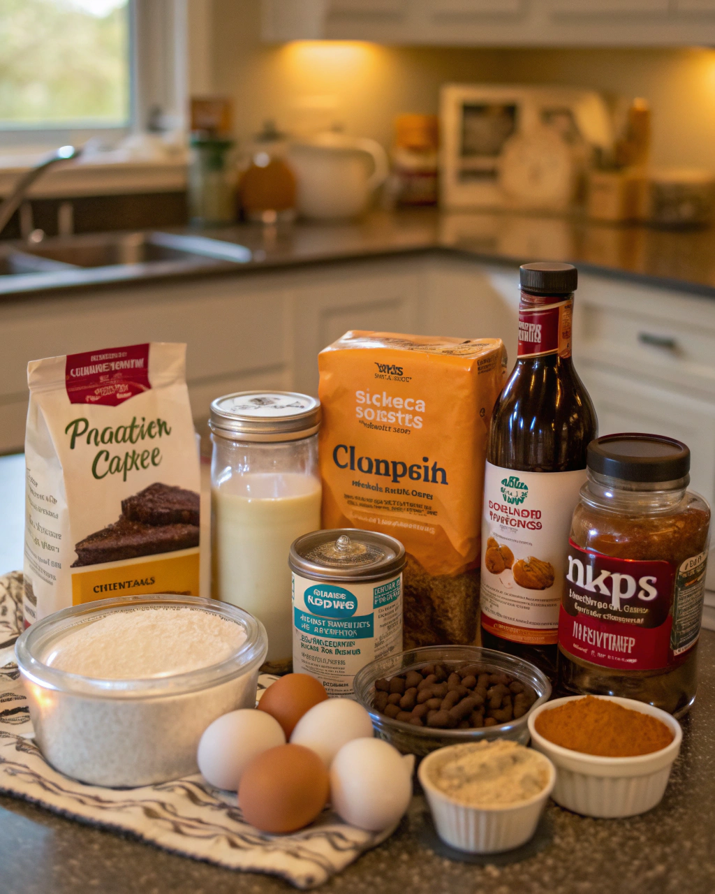 Chocolate Pumpkin Cheesecake Bars Ingredients
