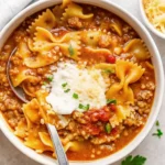 One-Pot Lasagna Soup