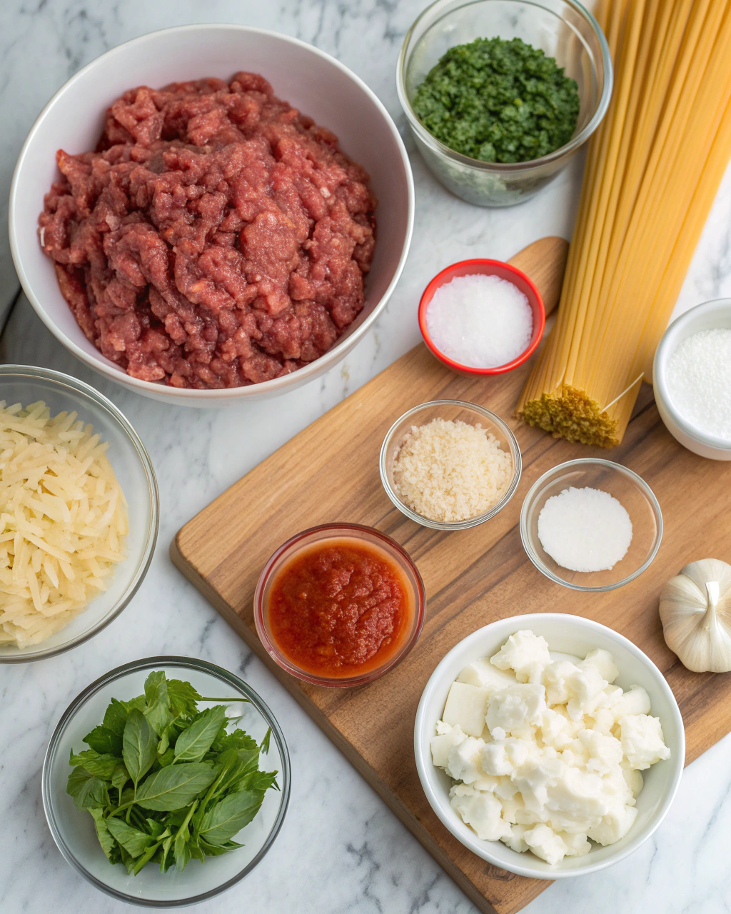 One-Pot Lasagna Soup Ingredients
