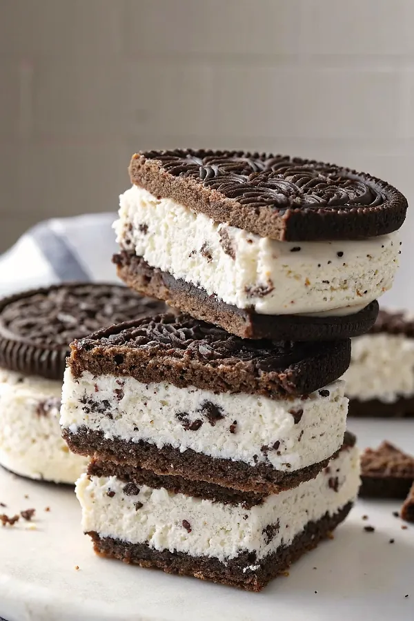 2-INGREDIENT ICE CREAM SANDWICHES