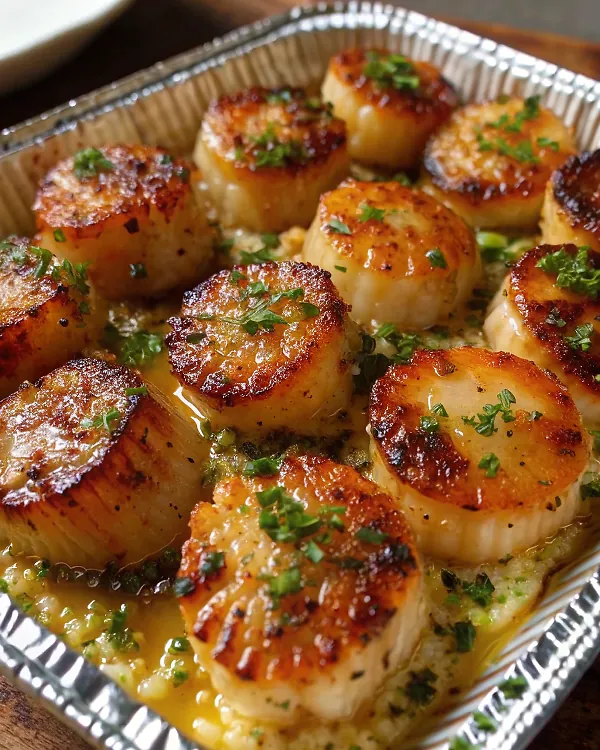 Awesome Baked Sea Scallops