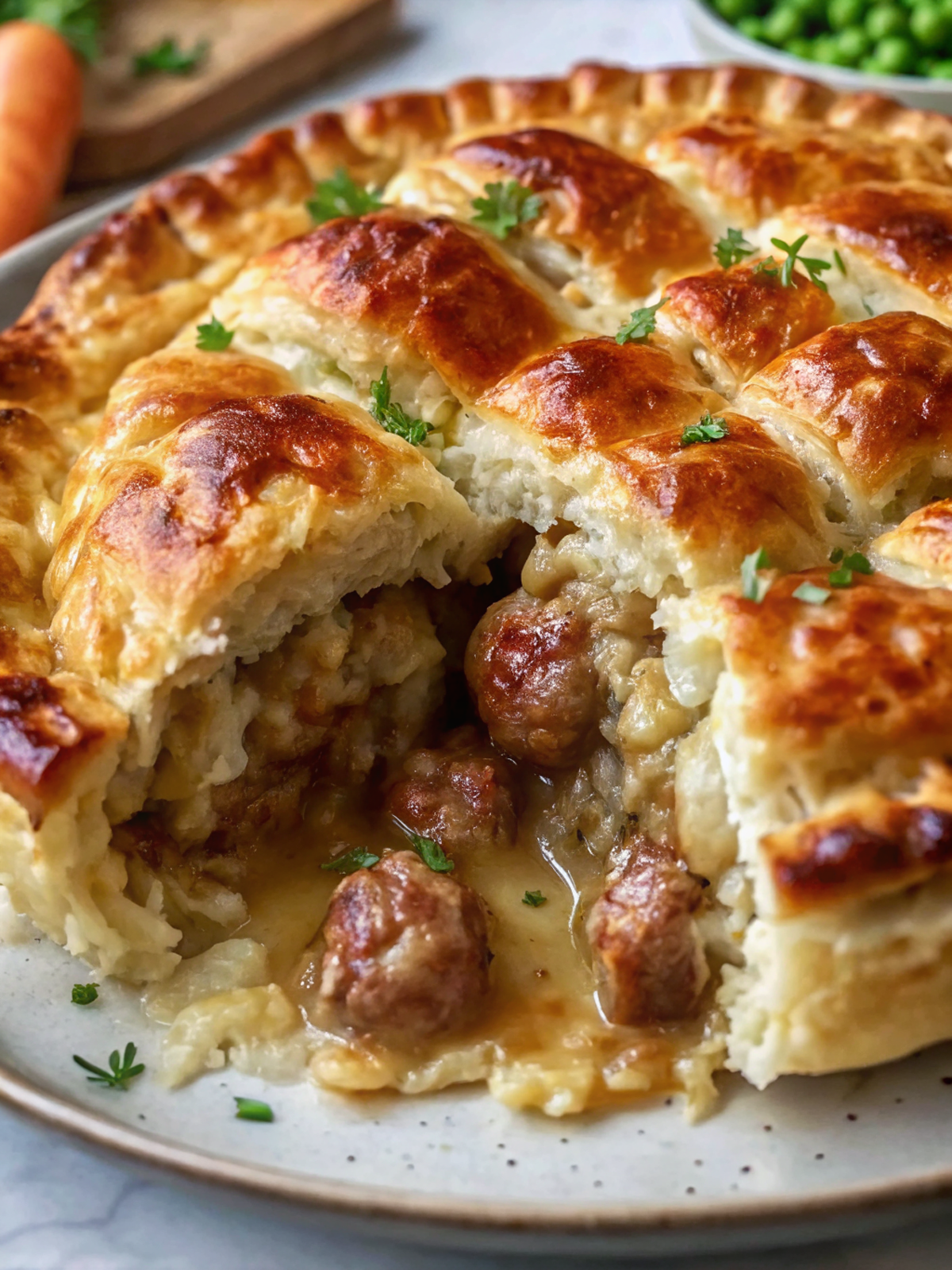 Hairy Bikers Cumberland Sausage Pie Recipe – Comfort Food