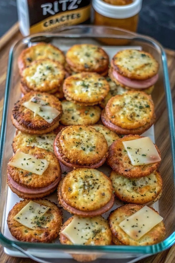 Ritz Cracker Party Sandwiches – Easy 25-Min Recipe Ritz Cracker Party Sandwiches – Easy 25-Min Recipe