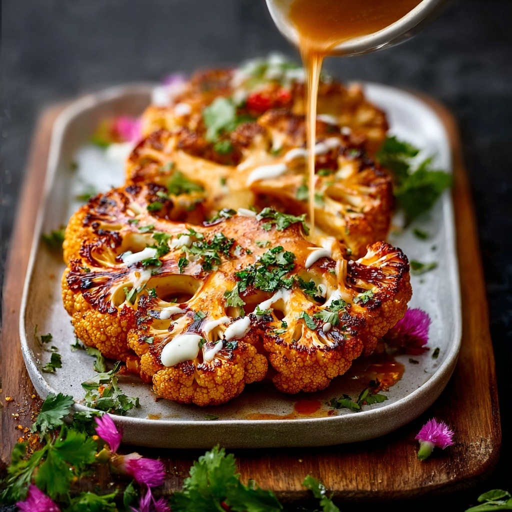 Buffalo Cauliflower Steak Recipe – Crispy Spicy Perfection Buffalo Cauliflower Steak Recipe – Crispy Spicy Perfection