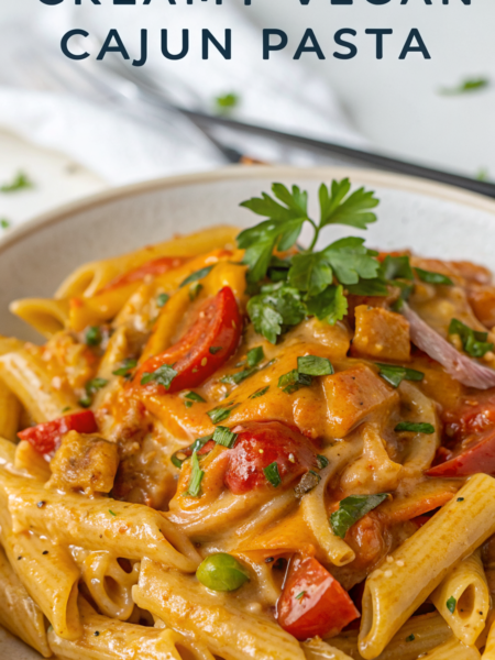 Creamy Vegan Cajun Pasta
