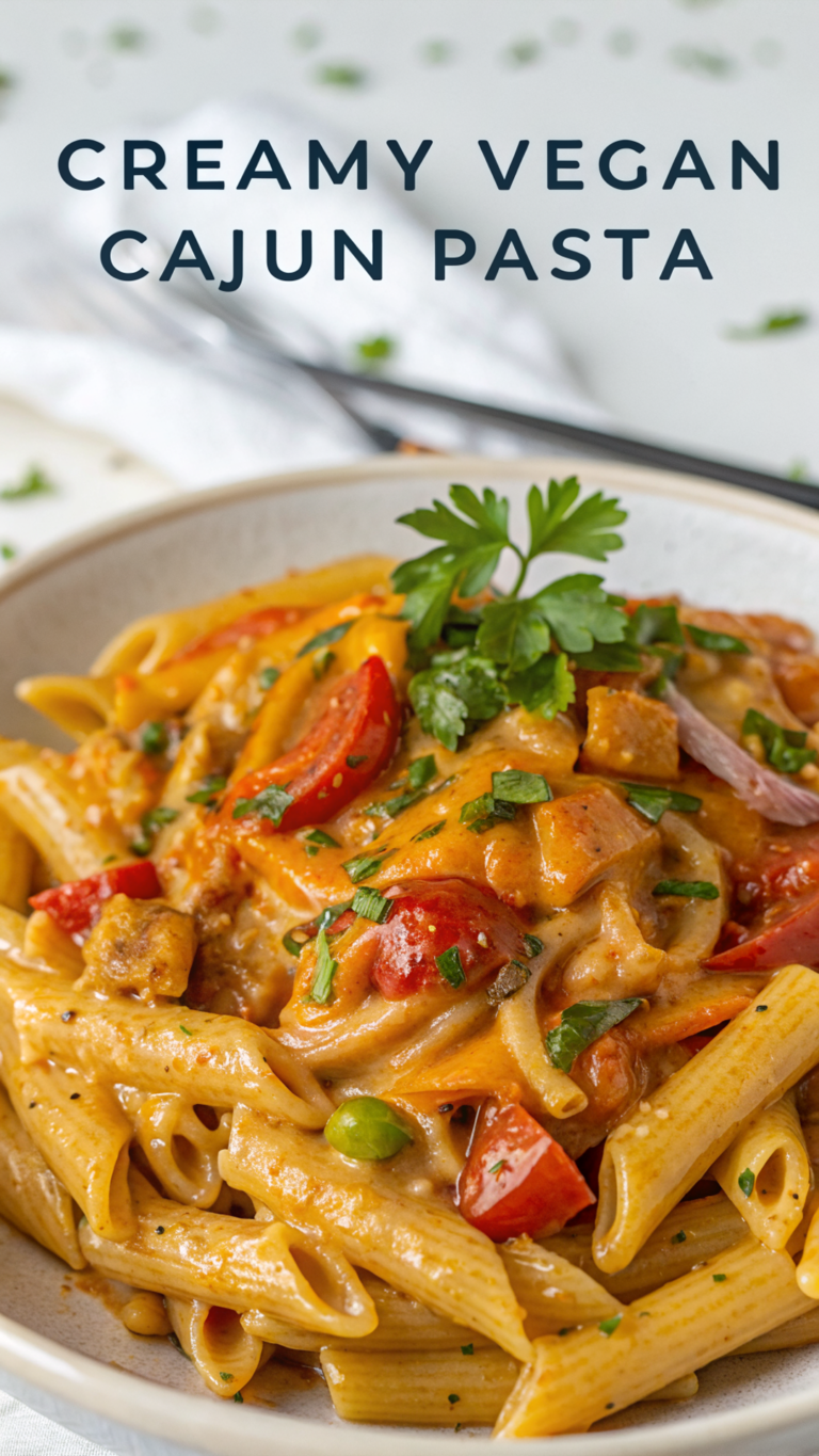 Creamy Vegan Cajun Pasta