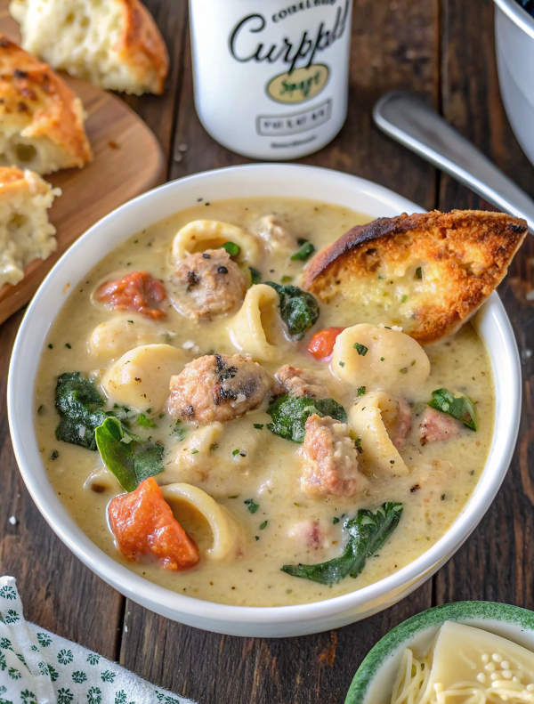 Tortellini Soup with Italian Sausage and Kale Tortellini Soup with Italian Sausage and Kale