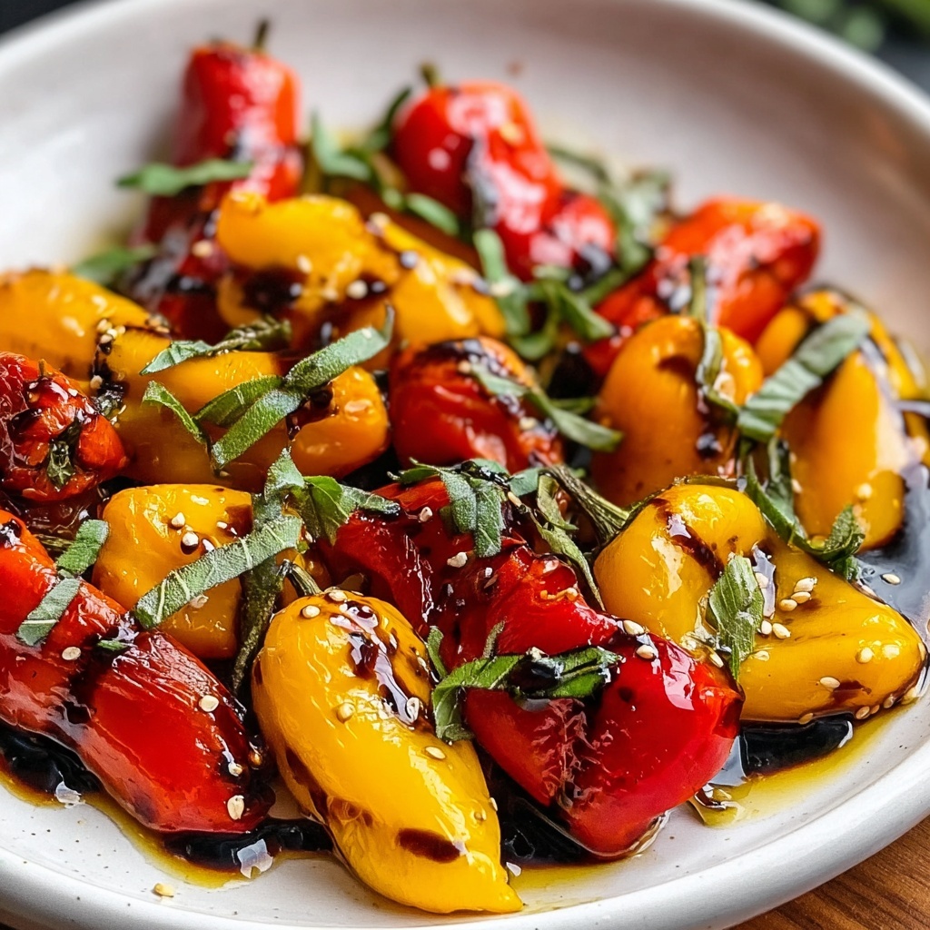 Balsamic Roasted Mini Peppers – Easy 30-Minute Side Dish Balsamic Roasted Mini Peppers – Easy 30-Minute Side Dish