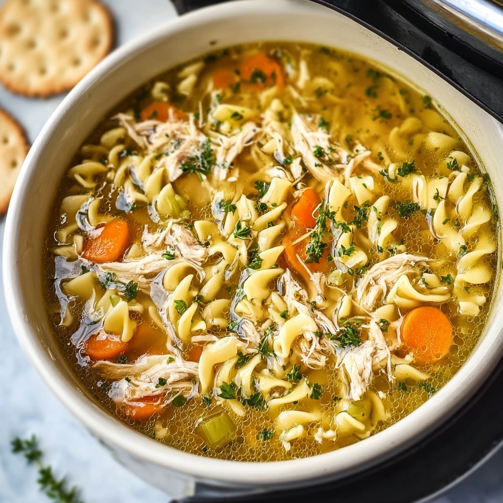 Instant Pot Chicken Noodle Soup – Comforting 30-Minute Recipe