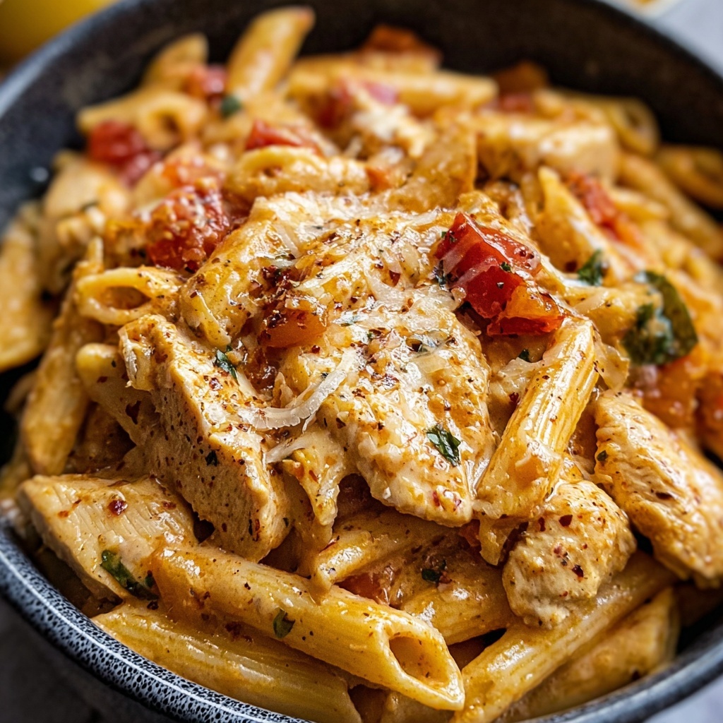 Crock Pot Creamy Cajun Chicken Pasta – Stunning Presentation