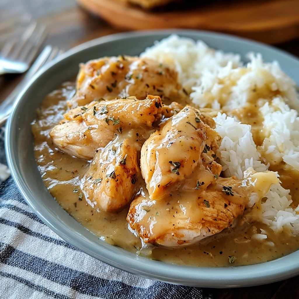 Easy Crockpot Chicken and Gravy Recipe – 5 Ingredients