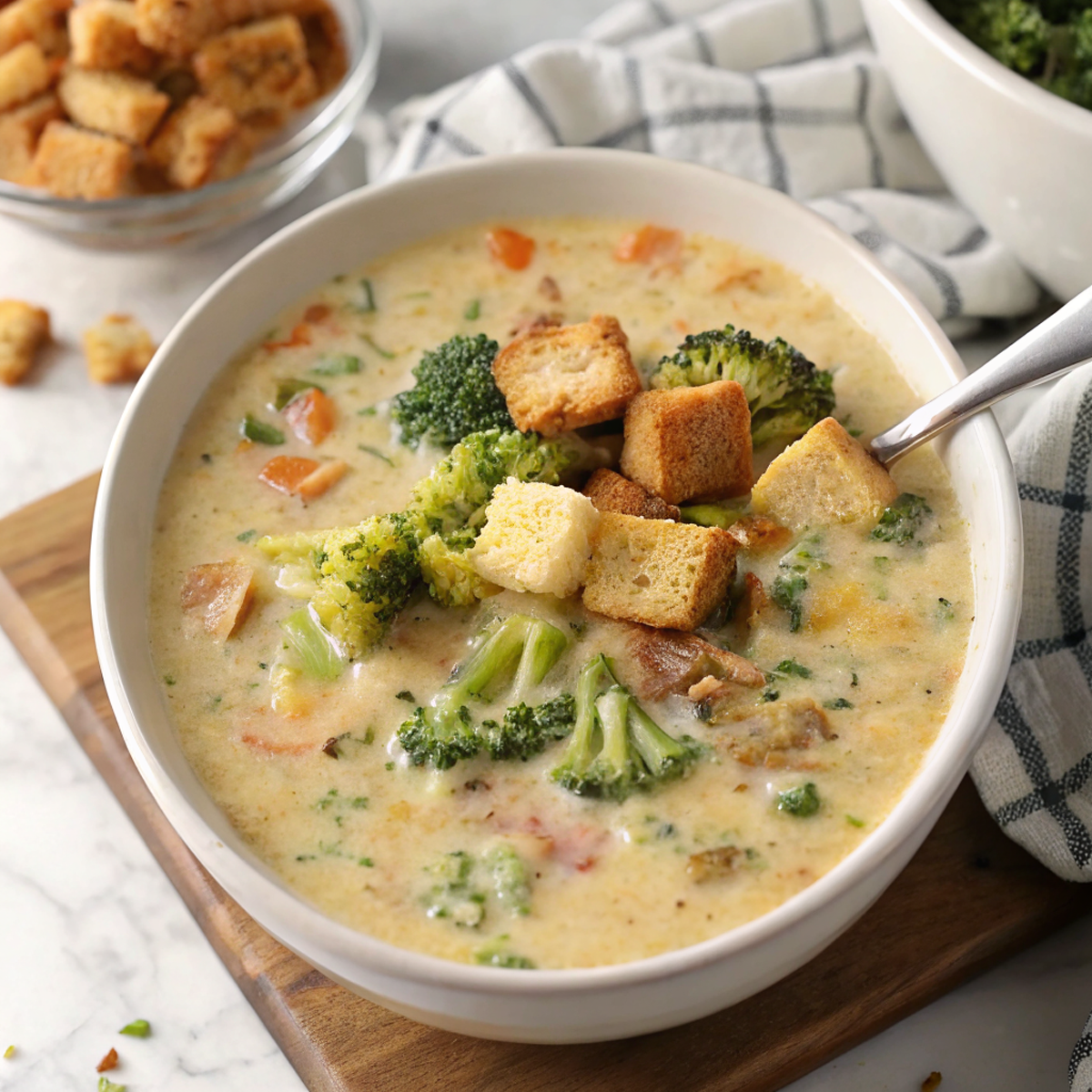 Creamy Smoked Gouda Broccoli Soup Recipe – Rich & Comforting