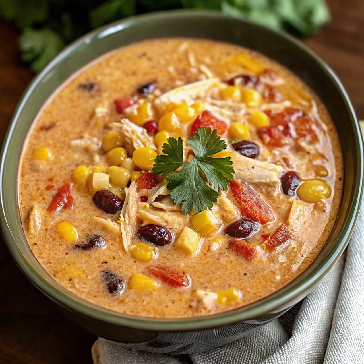 Easy Crock Pot Cream Cheese Chicken Chili Recipe