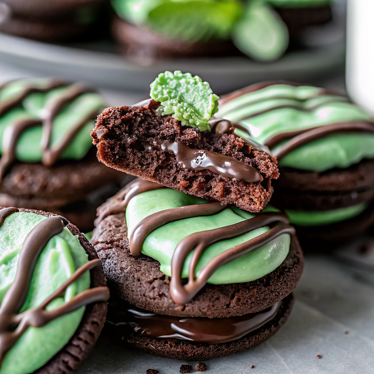 Chocolate Mint Cookies – Perfect Frosted Treats