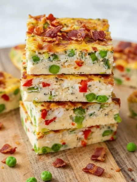 High Protein Cottage Cheese Egg Bake