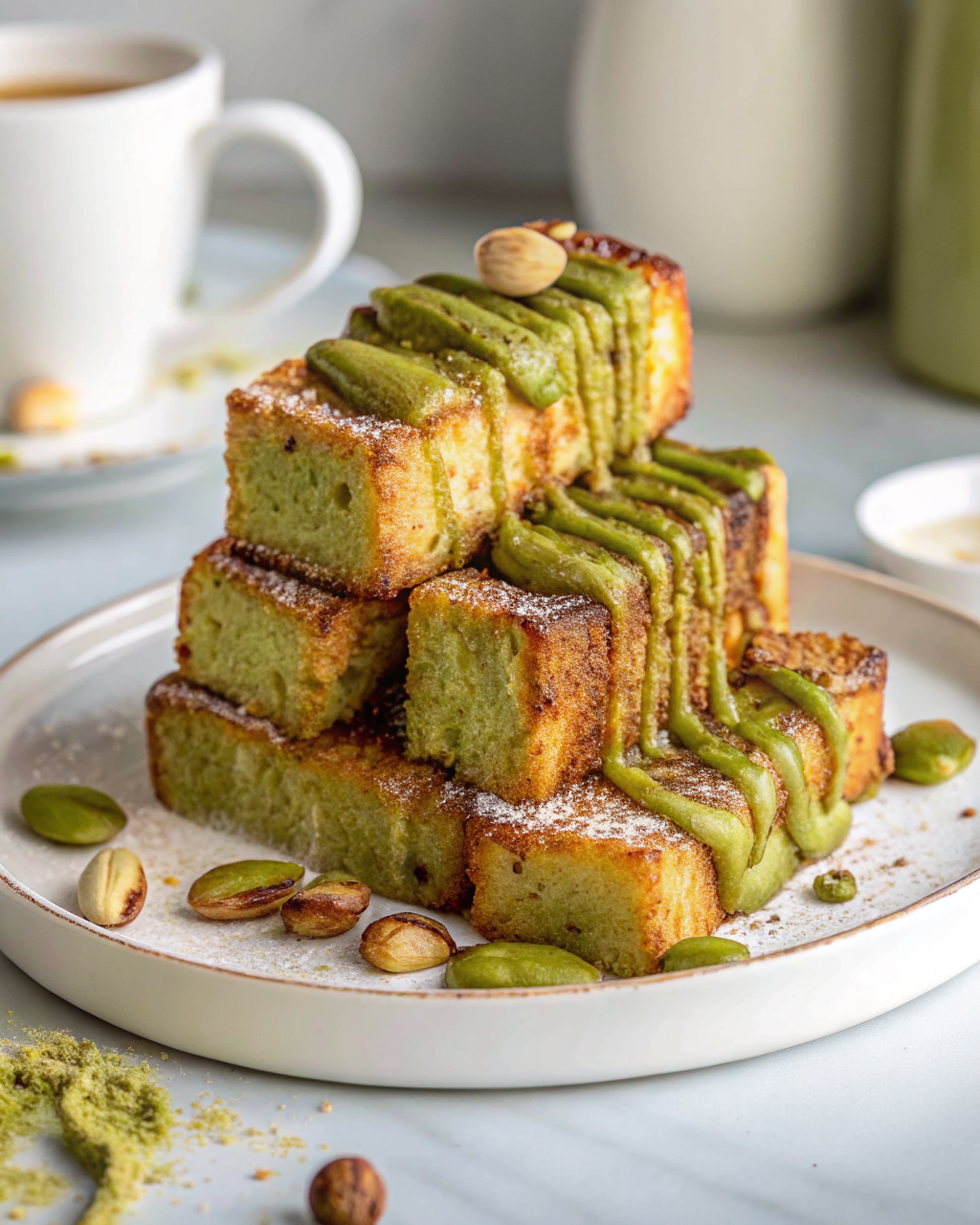 Pistachio French Toast Sticks – Crispy, Creamy & Irresistible Pistachio French Toast Sticks – Crispy, Creamy & Irresistible