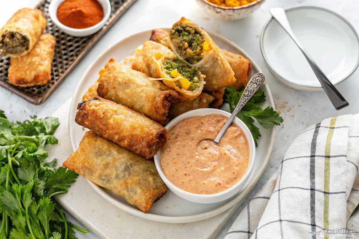 Crispy Cheeseburger Egg Rolls Recipe – Easy Weeknight Twist