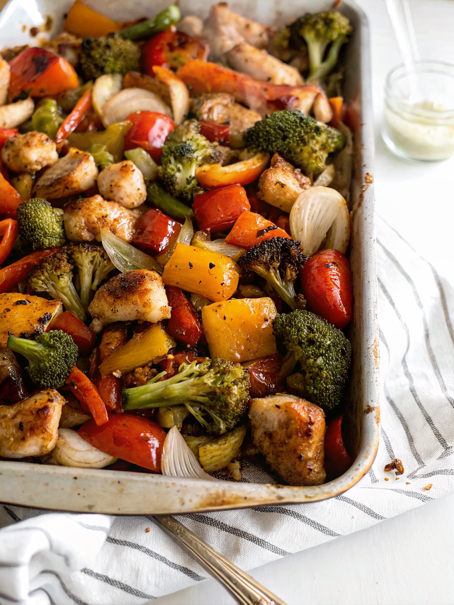 One Pan Honey Garlic Chicken and Veggies Recipe One Pan Honey Garlic Chicken and Veggies Recipe