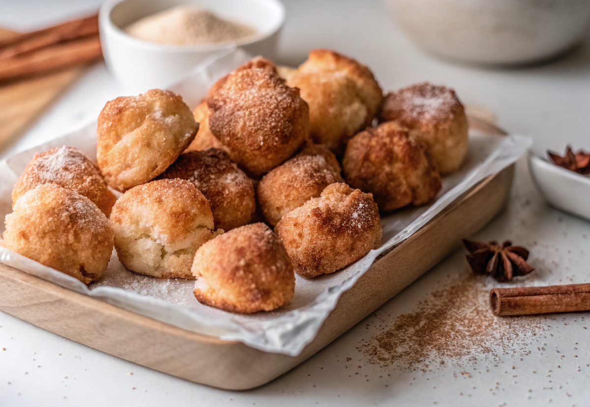 Air Fryer Cinnamon Sugar Donut Holes – Golden & Crispy Air Fryer Cinnamon Sugar Donut Holes – Golden & Crispy